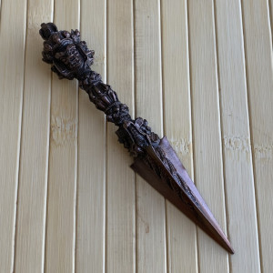 Пуэрное шило-нож из медного сплава в старом стиле бронза. Photo 2